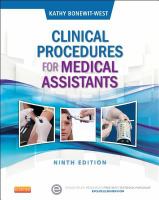 Enlarge cover image for Clinical procedures for medical assistants / Kathy Bonewit-West.