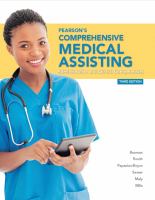 Enlarge cover image for Pearson's comprehensive medical assisting : administrative and clinical competencies / Nina Beaman [and five others] ; Laree J. Schoolmeesters, medical editor.